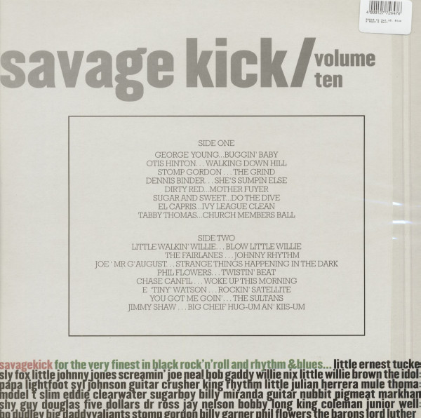 Savage Kick - Black Rock & Roll Vol.10 (LP)