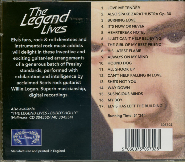 The Legend Lives Elvis Presley (CD)