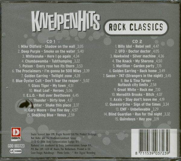 Kneipenhits Rock Classics (2-CD)
