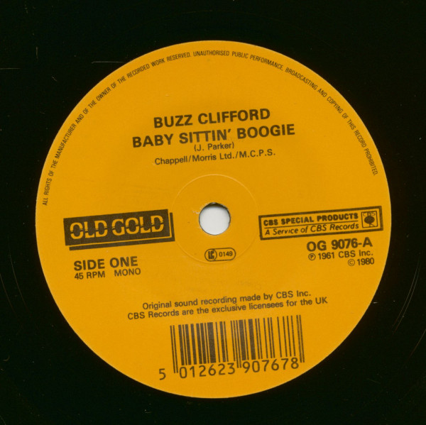 Baby Sittin' Boogie - Roses Are Red (7inch, 45rpm, SC) Baby Sittin' Boogie - Roses Are Red (7inch, 45rpm, SC)