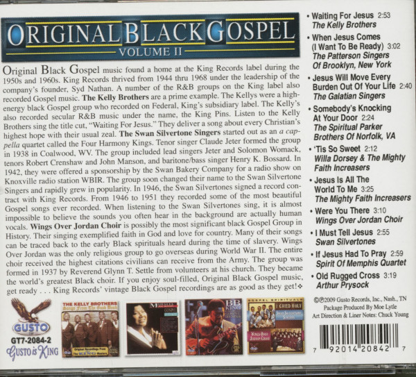 Original Black Gospel Vol.2 (CD)