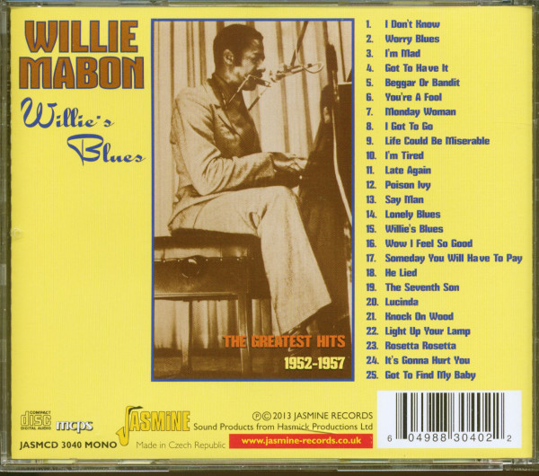 Willie's Blues (CD)