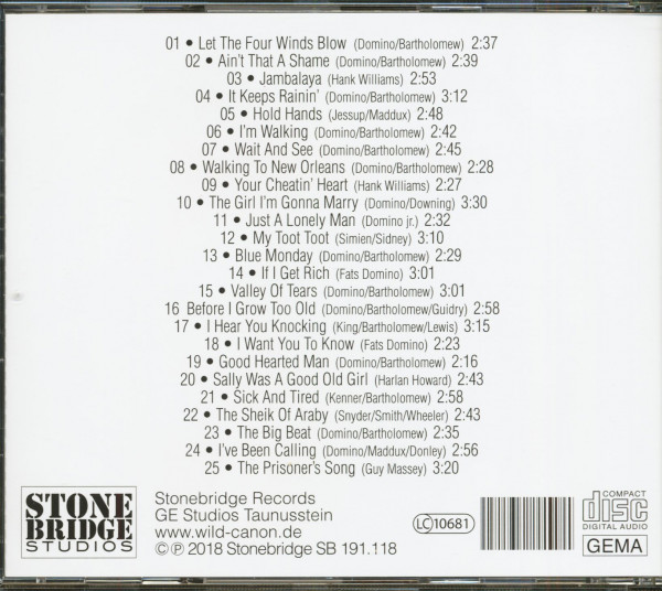Play Songs By Fats (CD)