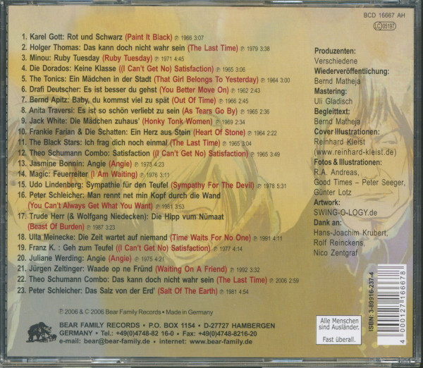 Rolling Stones Auf Deutsch - Herz aus Stein (CD)
