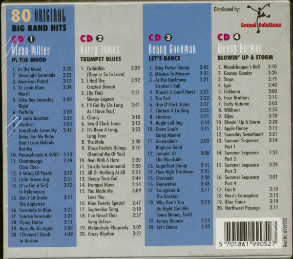 80 Original Big Band Hits (4-CD)