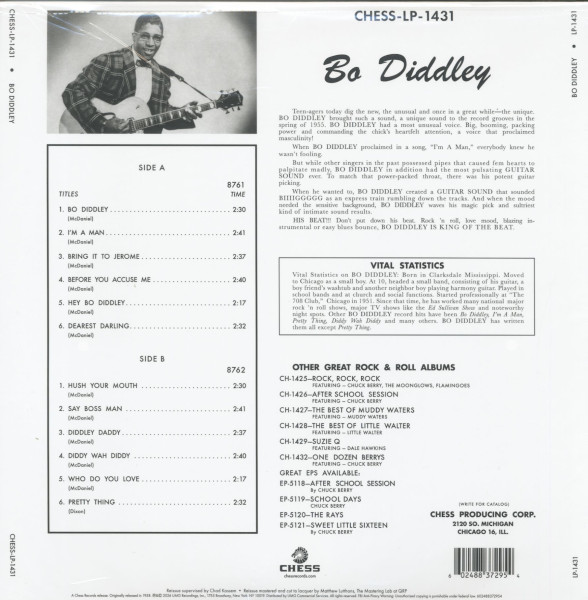 Bo Diddley (LP, 180g Vinyl)