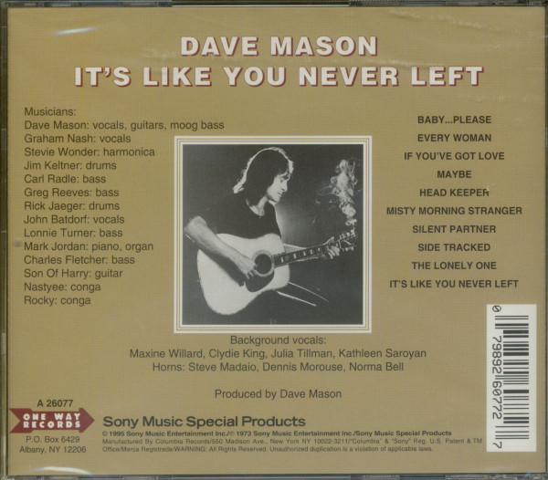 It's Like You Never Left (CD)
