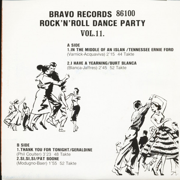 Rock And Roll Dance Party Tonight Vol.11 (7inch, EP, 45rpm, PS)