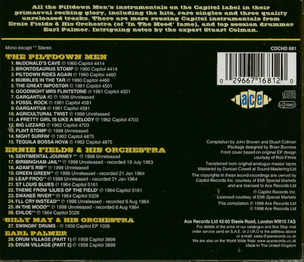 The Piltdown Men Ride Again (CD)