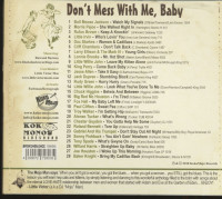Aperçu: Don't Mess With Me, Baby (CD) Aperçu: Don't Mess With Me, Baby (CD)