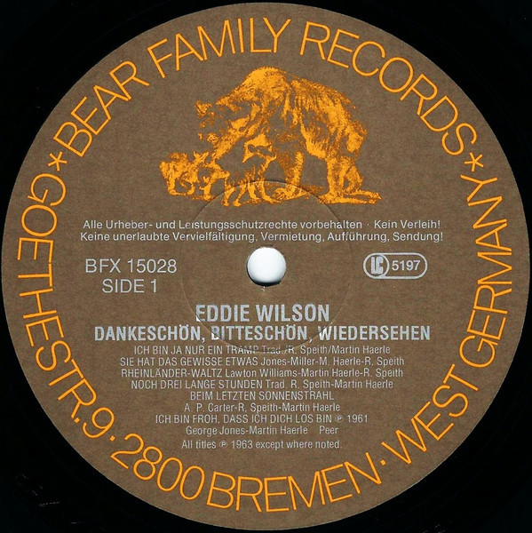 Dankeschoen, Bitteschön, Wiedersehen (LP)
