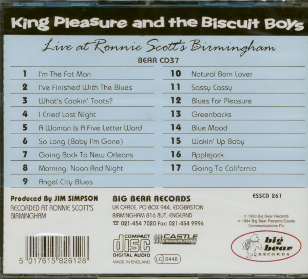 Live At Ronnie Scott's Birmingham (CD)