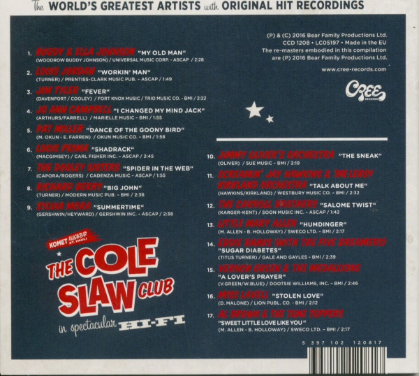 The Cole Slaw Club - The Big Rhythm & Blues Revue (CD)
