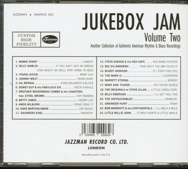 Jukebox Jam Vol.2 - Blues And Rhythm Revue (CD)