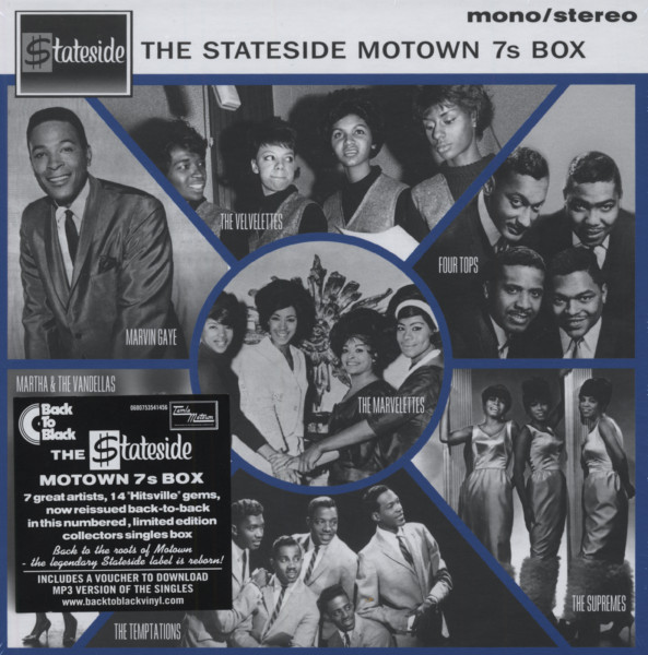 The Stateside Motown 7inch s Vinyl Box (7x7inch, 45rpm Box)