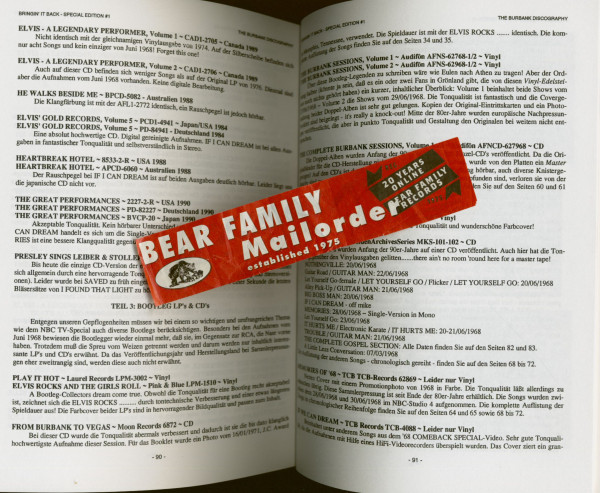 The Burbank Sessions And The Burbank Puzzle (German Issue)