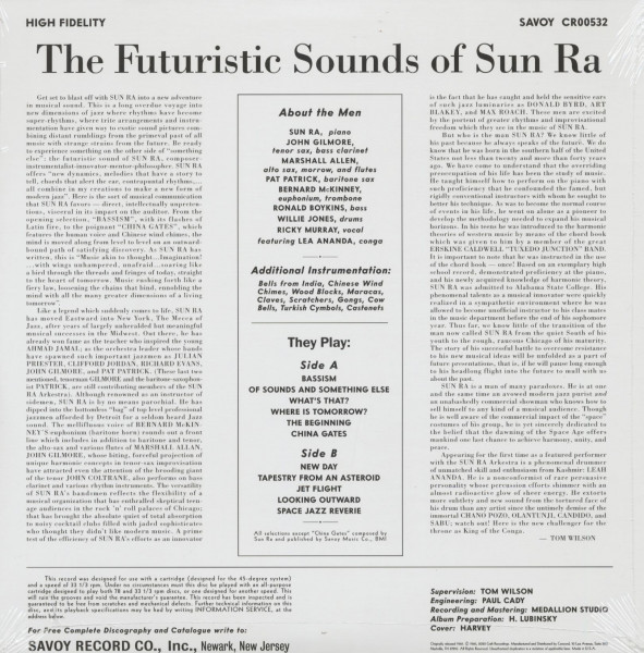 The Futuristic Sounds Of Sun Ra - 60th Anniversary Edition (LP, 180g Vinyl)