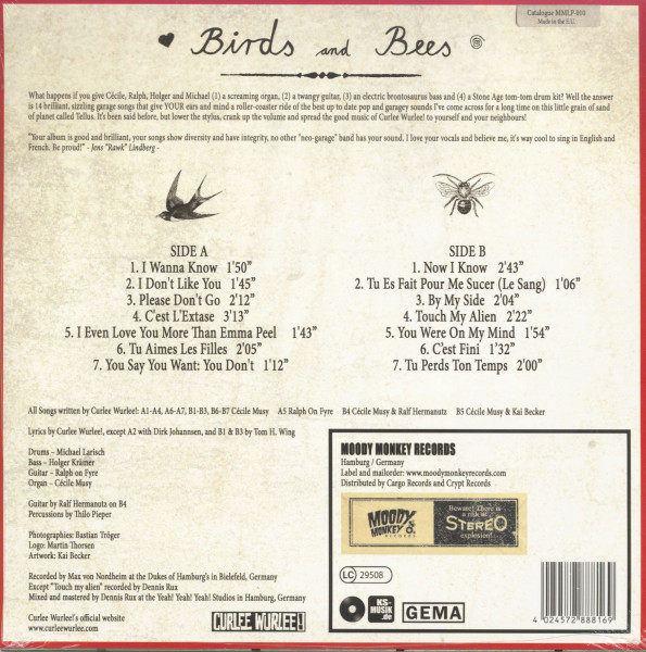 Birds and Bees (LP)