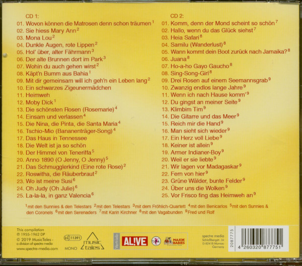 Wir lagen vor Madagaskar - 50 große Erfolge (2-CD)