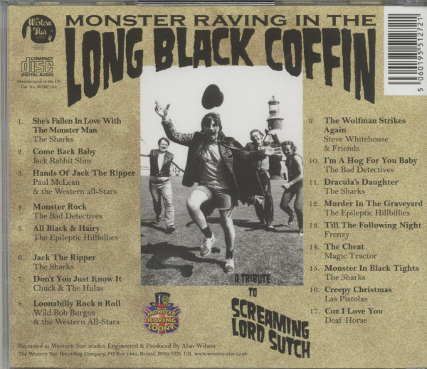 Monster Raving In The Long Black Coffin - A Tribute To Screaming Lord Sutch (CD)