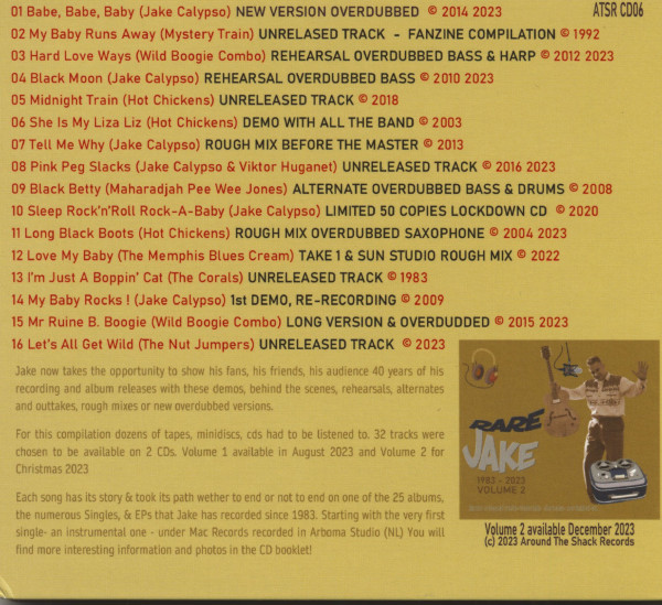 Rare Jake 1983 - 2023 Vol.1 (CD)