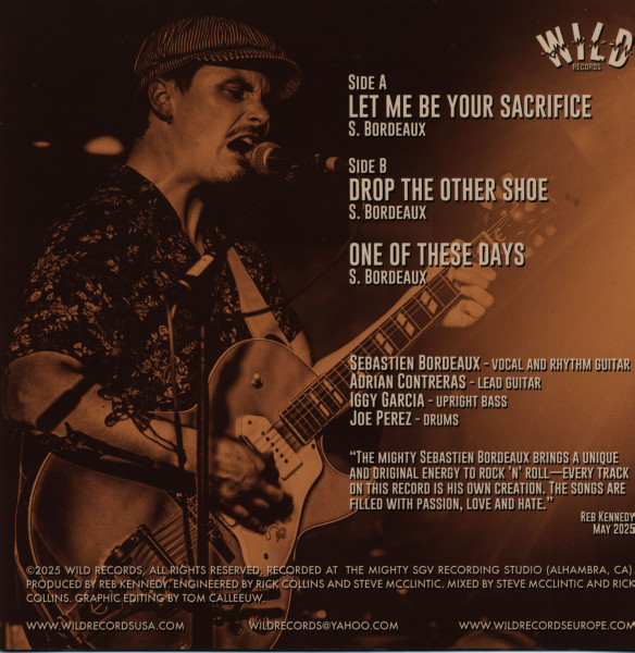 Let Me Be Your Sacrifice (7inch, 45rpm)