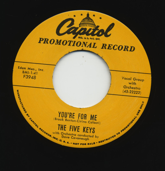 It's A Cryin' Shame - You're For Me(7inch, 45rpm)