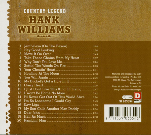 Country Legend (CD)
