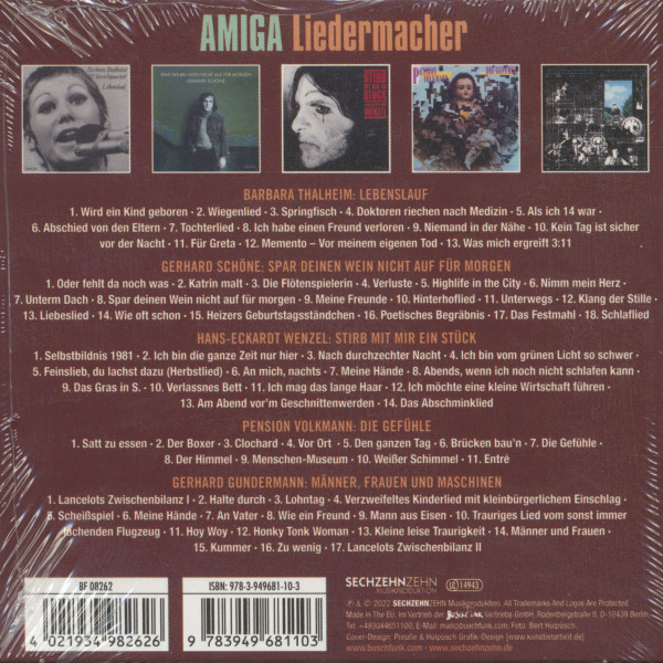 AMIGA Liedermacher (5-CD Box)