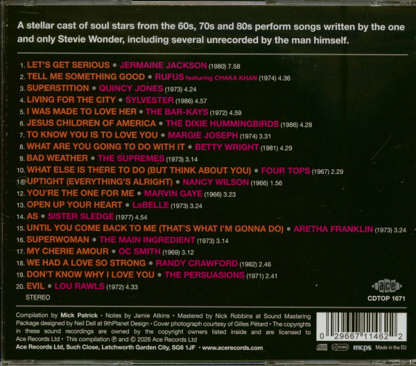 Black America Sings Stevie Wonder (CD)