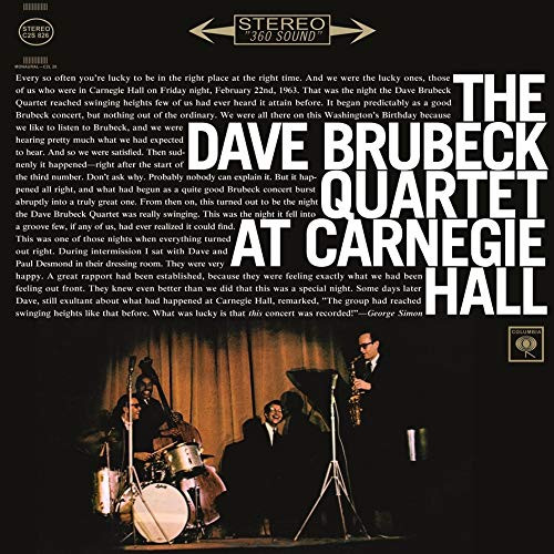 Dave Brubeck Quartet At Carnegie Hall (LP, 180g Vinyl Limited-Edition)