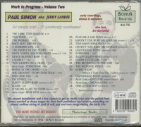 Aperçu: Work In Progress, Vol.2 - Early Recordings, Demos & Outtakes (CD) Aperçu: Work In Progress, Vol.2 - Early Recordings, Demos & Outtakes (CD)