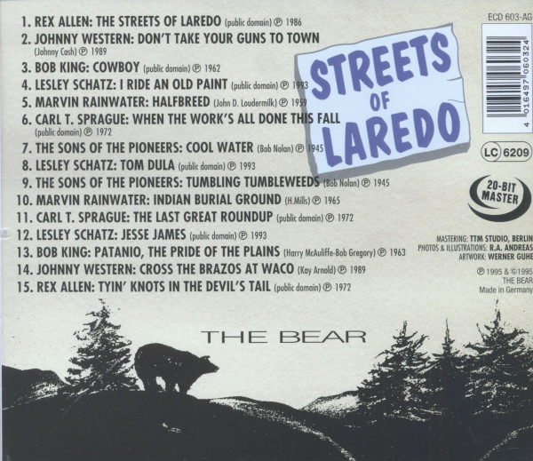Streets Of Laredo (CD)