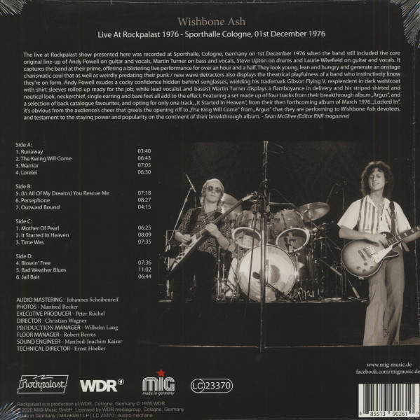 Live At Rockpalast 1976 (2-LP)