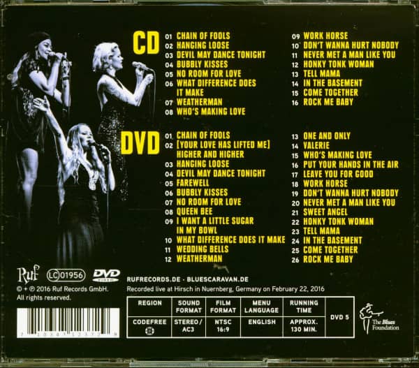 Blue Sisters In Concert - Blues Caravan 2016 (CD & DVD)