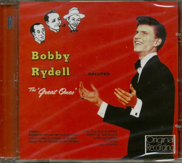 Bobby Rydell ... Salutes - The "Great Ones" (CD) Bobby Rydell ... Salutes - The "Great Ones" (CD)