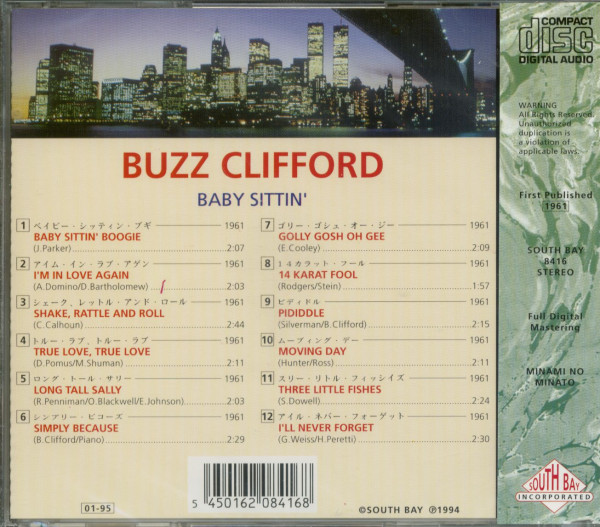 Baby Sittin' with Buzz Clifford (CD)