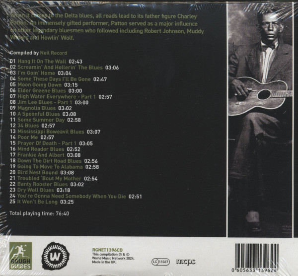 The Rough Guide To Charley Patton - Father Of The Delta Blues (CD)