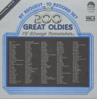 Aperçu: By Request - 200 Great Oldies Vol.2 - I'll Always Remember (10-LP Box-Set) Aperçu: By Request - 200 Great Oldies Vol.2 - I'll Always Remember (10-LP Box-Set)