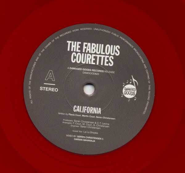 California - Run Run Away (7inch, colored Vinyl, 45rpm)
