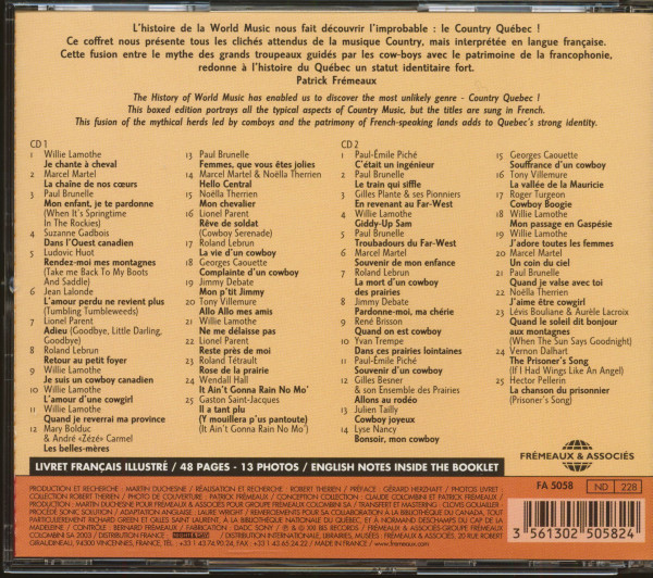 Country Québec 1925-1955 (2-CD)