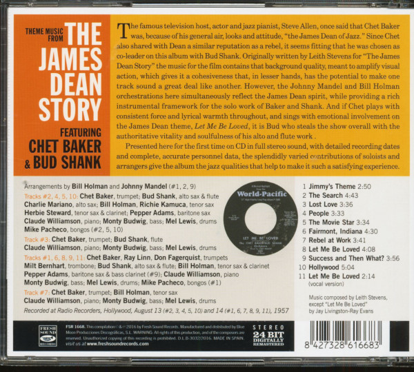 Theme Music From The James Dean Story (CD)