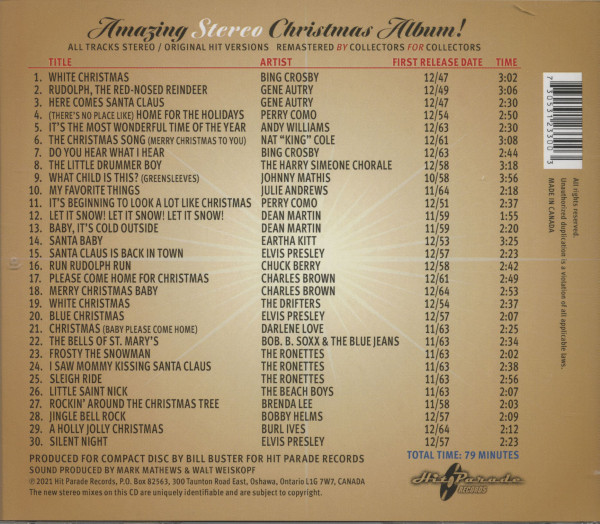 Amazing Sterio Christmas Album! (CD)