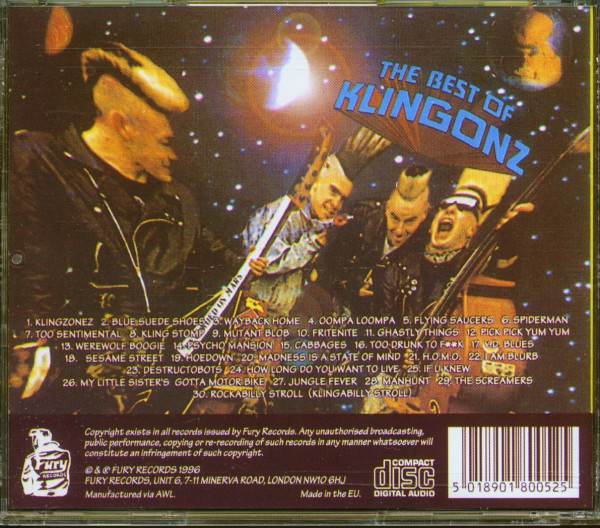 The Best Of The Klingonz (CD)