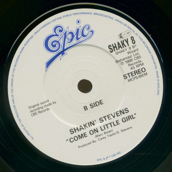 True Love - Come On Little Girl (PS, SC, 45rpm)