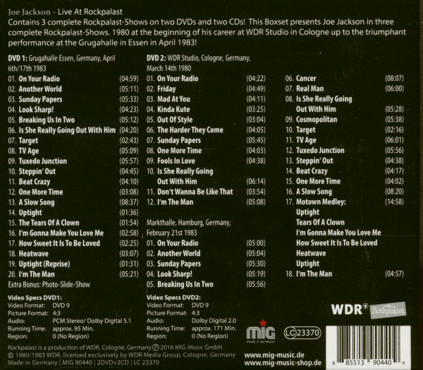 Live At Rockpalast (2-CD & 2-DVD)