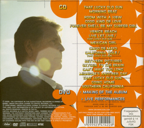Wilson, Brian That Lucky Old Sun (CD&DVD Digipac) (2008)