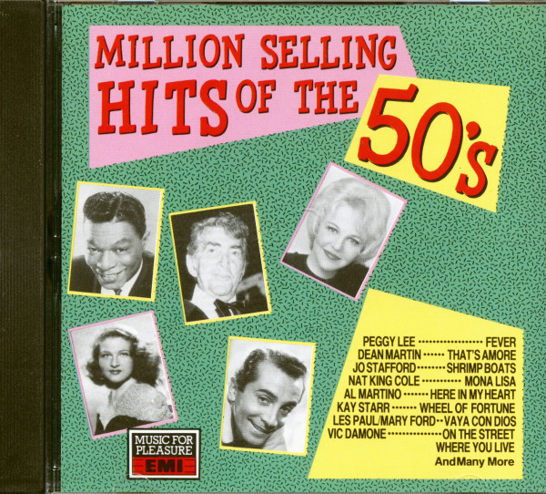 Million Selling Hits Of The 50s (CD) Million Selling Hits Of The 50s (CD)