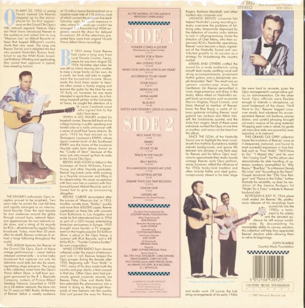 Live At The Opry (LP)