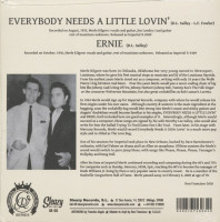 Aperçu: Everybody Needs A Little Lovin' - Ernie (7inch, 45rpm, PS) Aperçu: Everybody Needs A Little Lovin' - Ernie (7inch, 45rpm, PS)